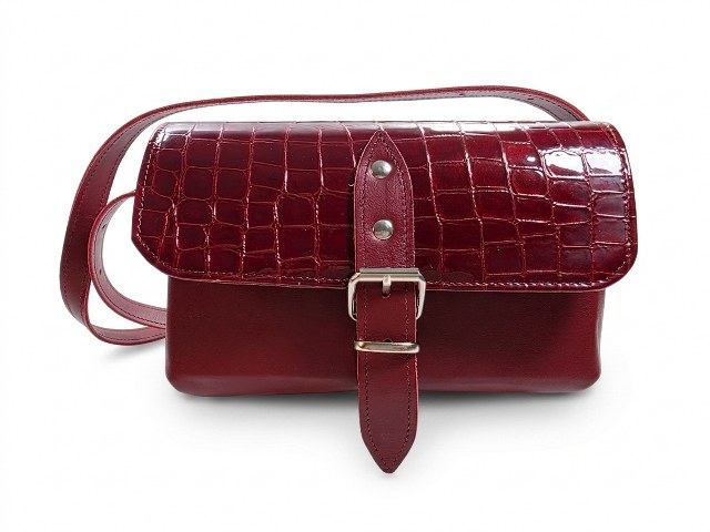 Ženska torba model 17 "bordo kroko"